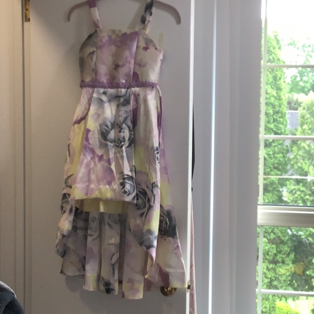 Speechless Girl’s Size 8 High-Low Silk Dress